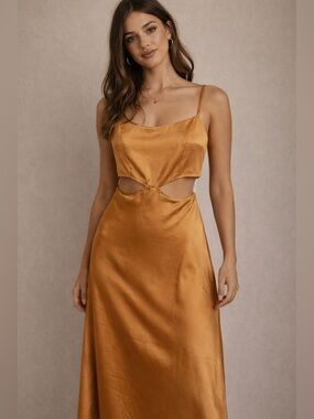 NWOT GUESS satin dress size S